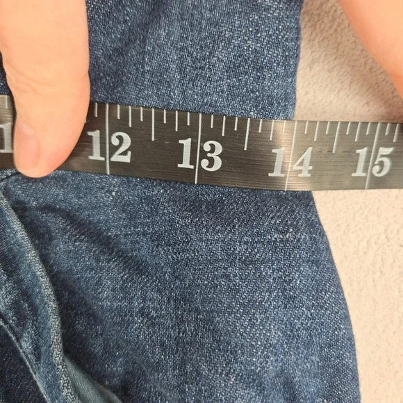 Holding Horses Anthropologie SIZE 4 Strapless Denim Womens Coastal Western Dress - Picture 9 of 10